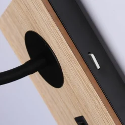 Pack x 2 - Aplique de pared flexible para lectura con puerto USB 