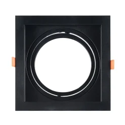 Pack x 2 - Aro downlight cuadrado tipo cardan para bombilla QR111 o AR111 - Corte 155 x 155 mm