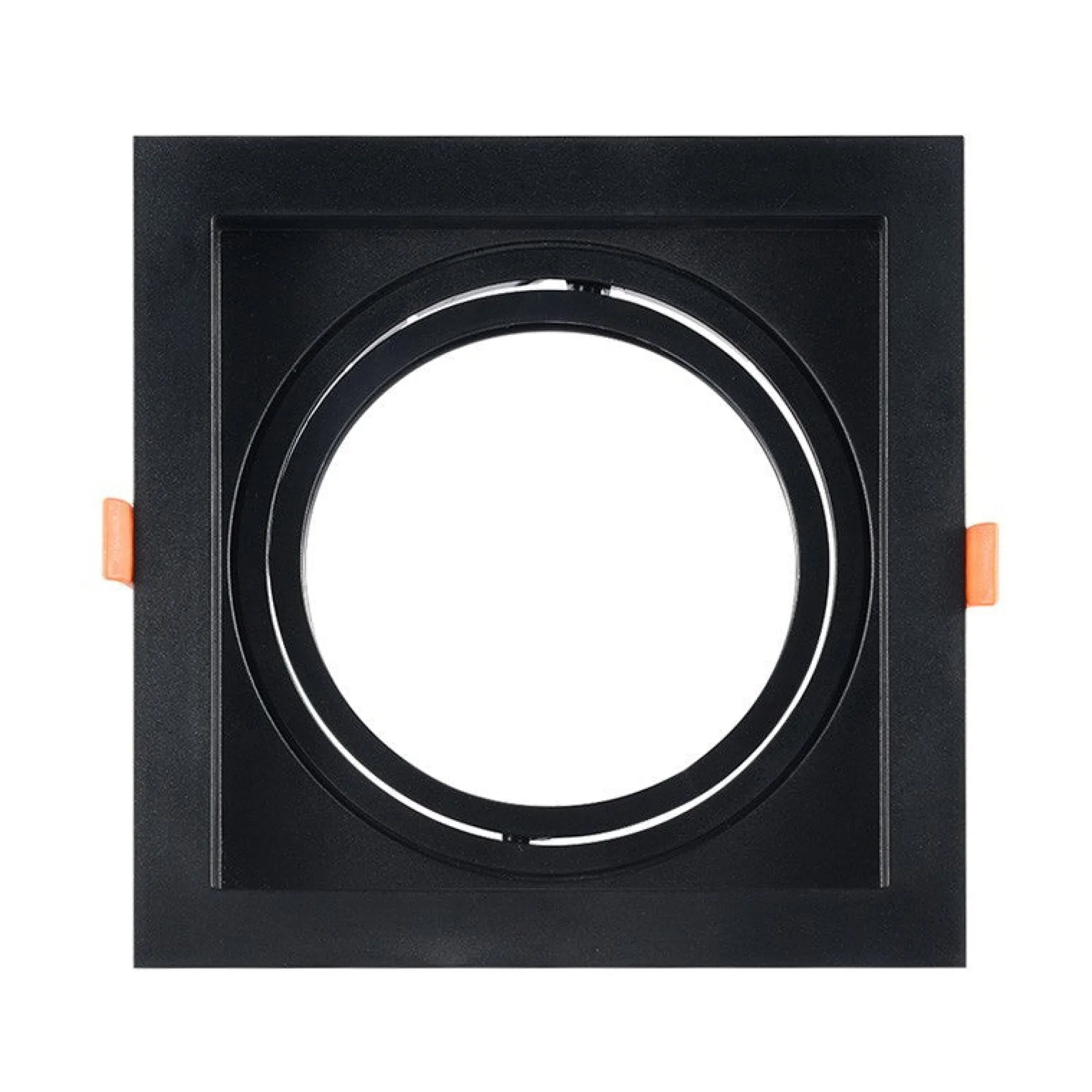 Pack x 2 - Aro downlight cuadrado tipo cardan para bombilla QR111 o AR111 - Corte 155 x 155 mm