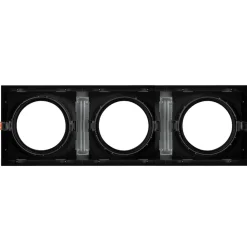 Pack x 3 - Aro downlight cuadrado tipo cardan para bombilla QR111 o AR111 - Corte 155 x 155 mm