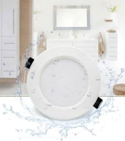 Pack x 3 - Downlight LED estanco empotrable CCT - 7W - IP44 - Corte Ø 68-75mm