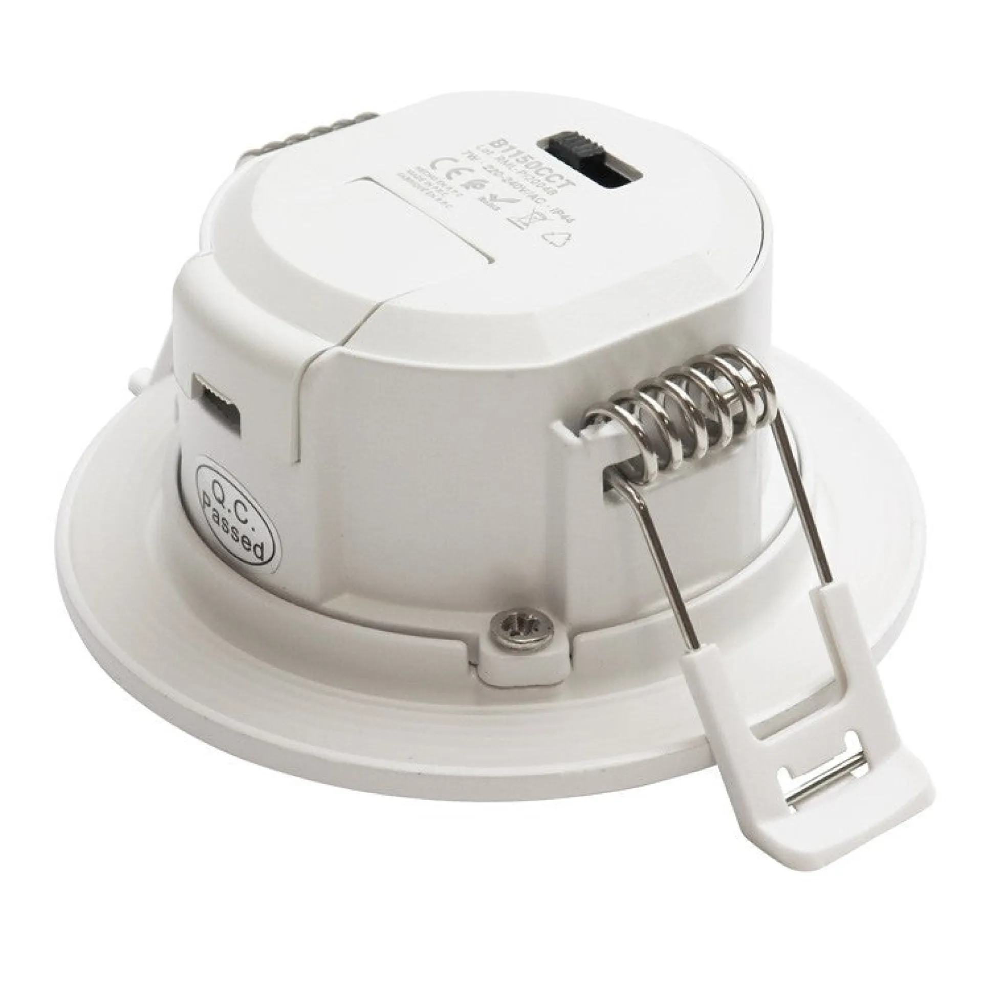 Pack x 3 - Downlight LED estanco empotrable CCT - 7W - IP44 - Corte Ø 68-75mm