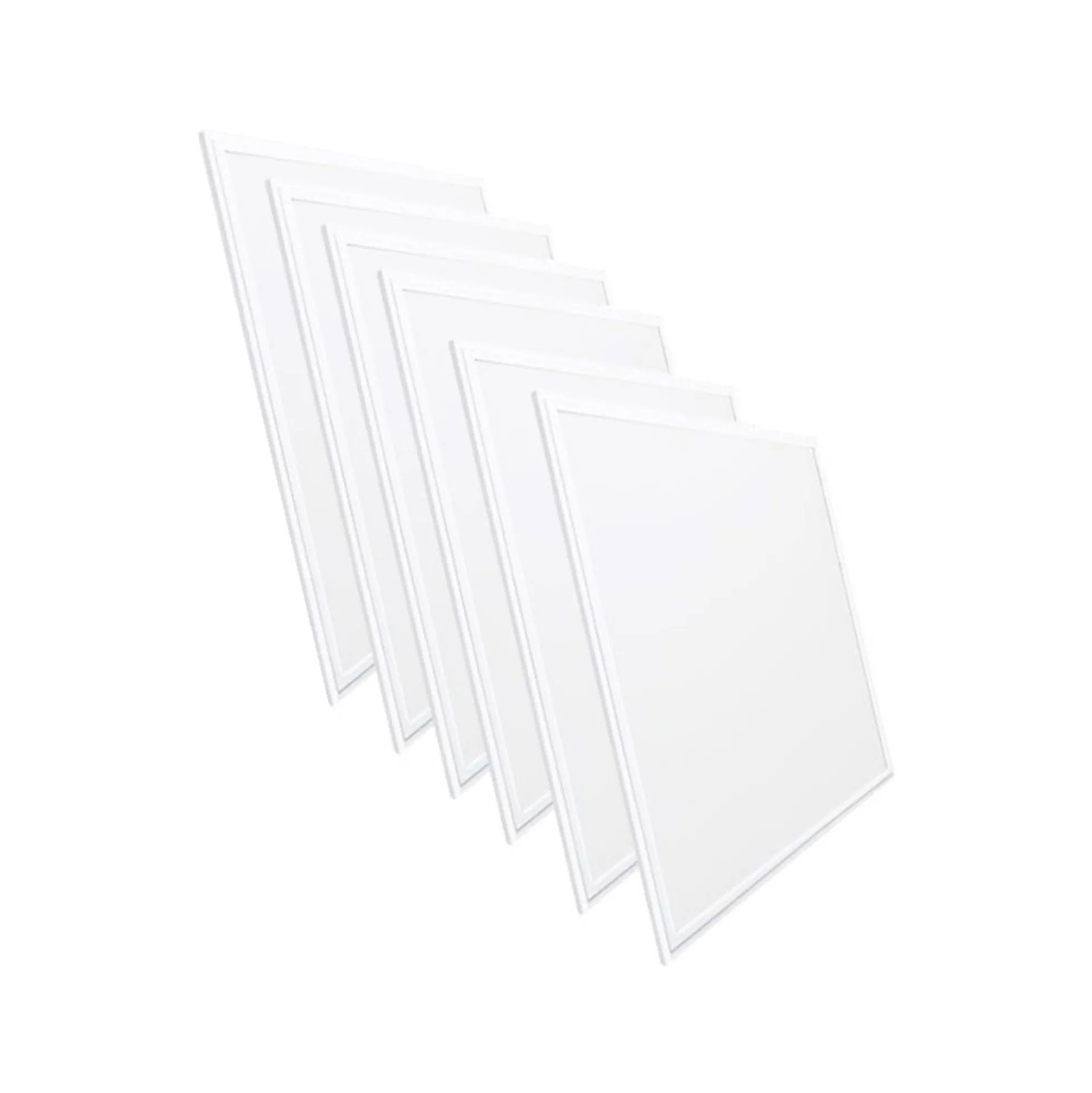 Pack x 6 Panel LED empotrable Backlight 60x60cm - 4860lm - driver Philips - 36W - IP40