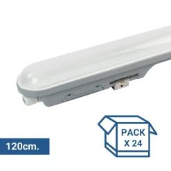 Pack x 24 - Pantalla estanca LED lineal enlazable 36W  - 120cm - IP65