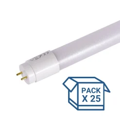 Pack x 25 - Tubo LED 150cm T8 - 24W - 140lm/W