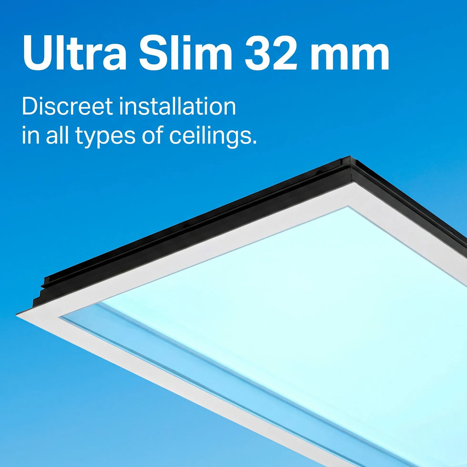 Panel Blue Skylight efecto cielo "SKYWIN SR" - Slim - Daylight - 45W - 60x30cm