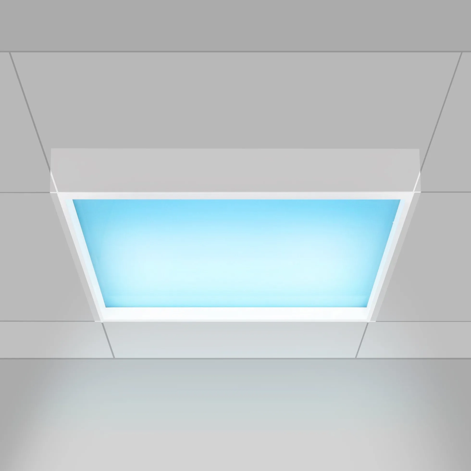 Panel "Blue Skylight" efecto cielo - Daylight - 90W - 60x60cm