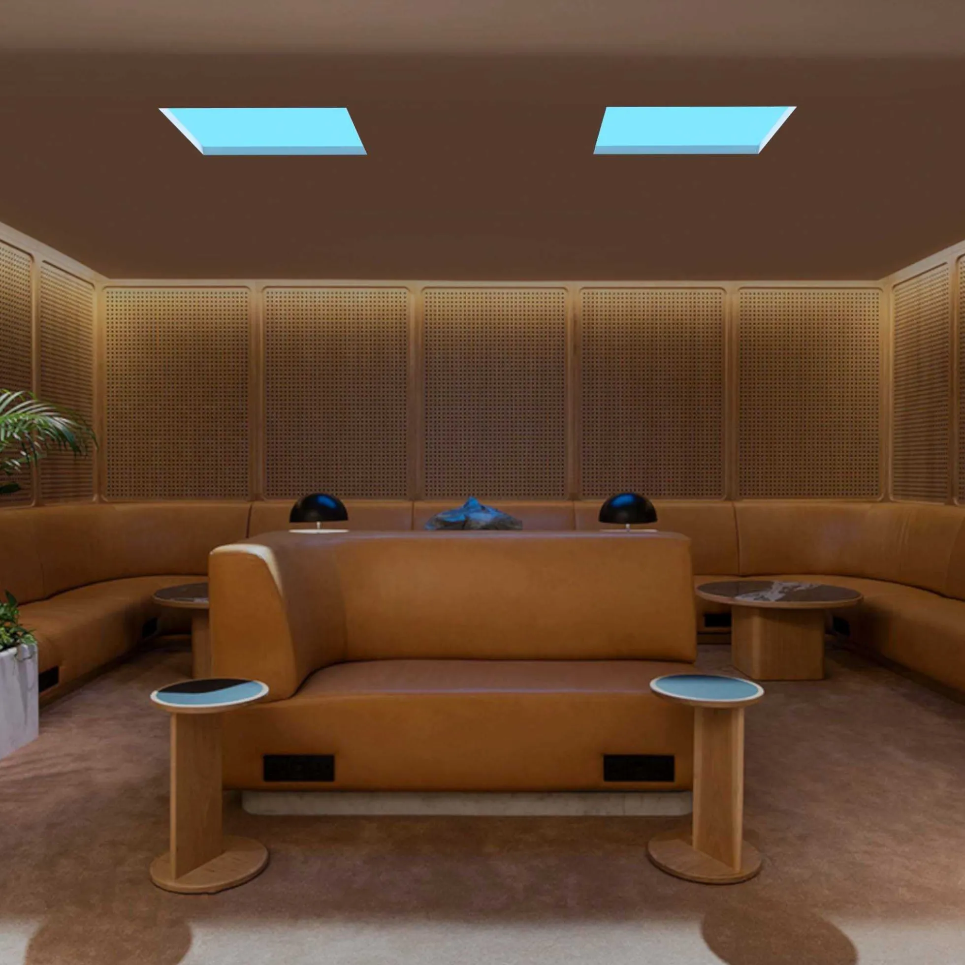 Panel "Blue Skylight" efecto cielo - Daylight - 90W - 60x60cm