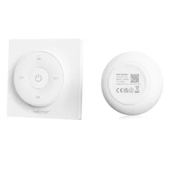 Panel controlador mini RF - Monocolor + CCT - Base magnética - Mi Light - Blanco