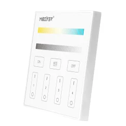 Panel de control táctil RF CCT - 4 zonas - Blanco - Mi-Light