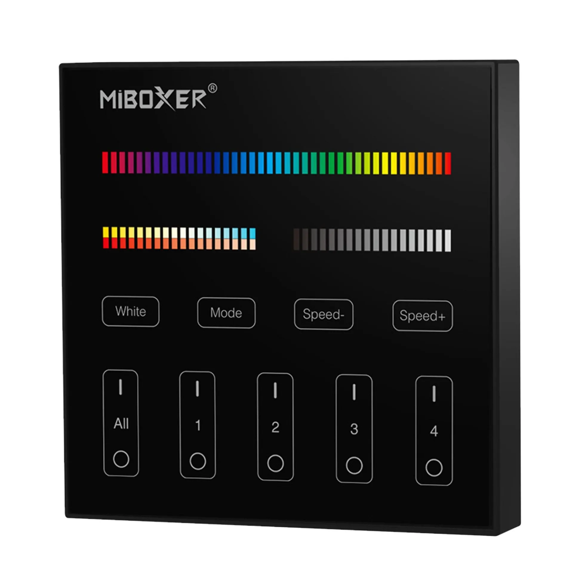 Panel de control táctil RGB + CCT - 4 zonas - Milight