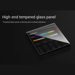 Panel de control táctil RGB + CCT - 4 zonas - Milight