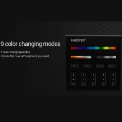 Panel de control táctil RGB + CCT - 4 zonas - Milight