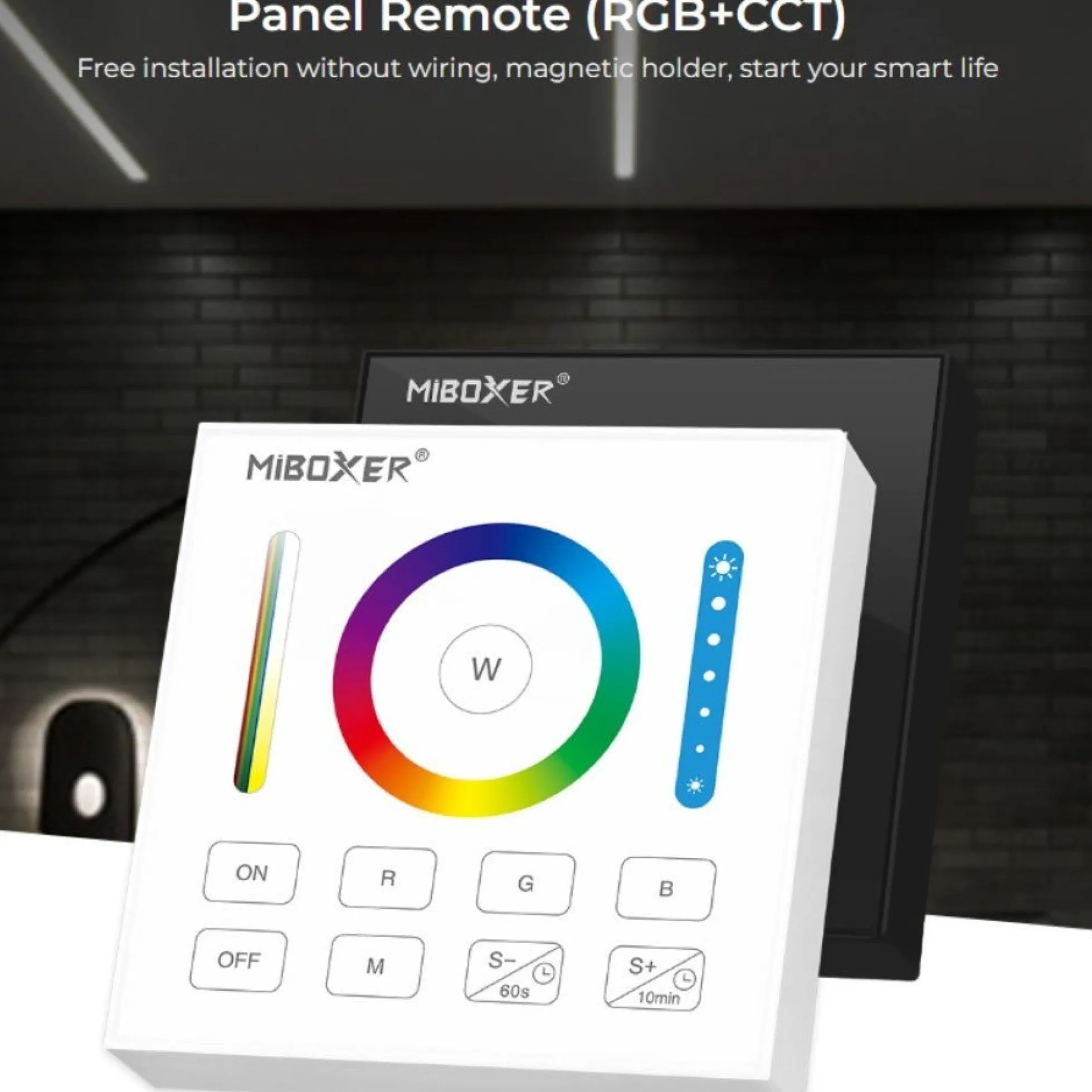 Panel de control táctil RGB+CCT - 1 zona - Milight