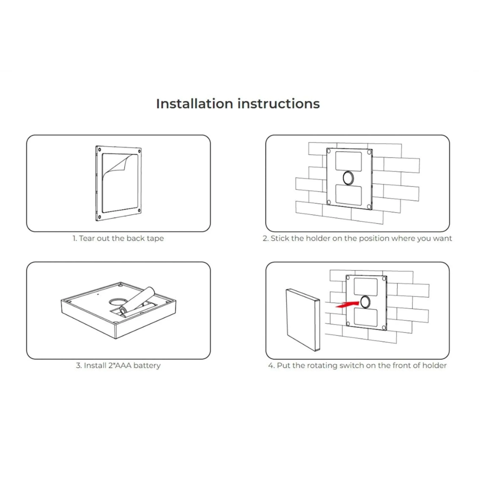 Panel de control táctil RGB+CCT - 1 zona - Milight