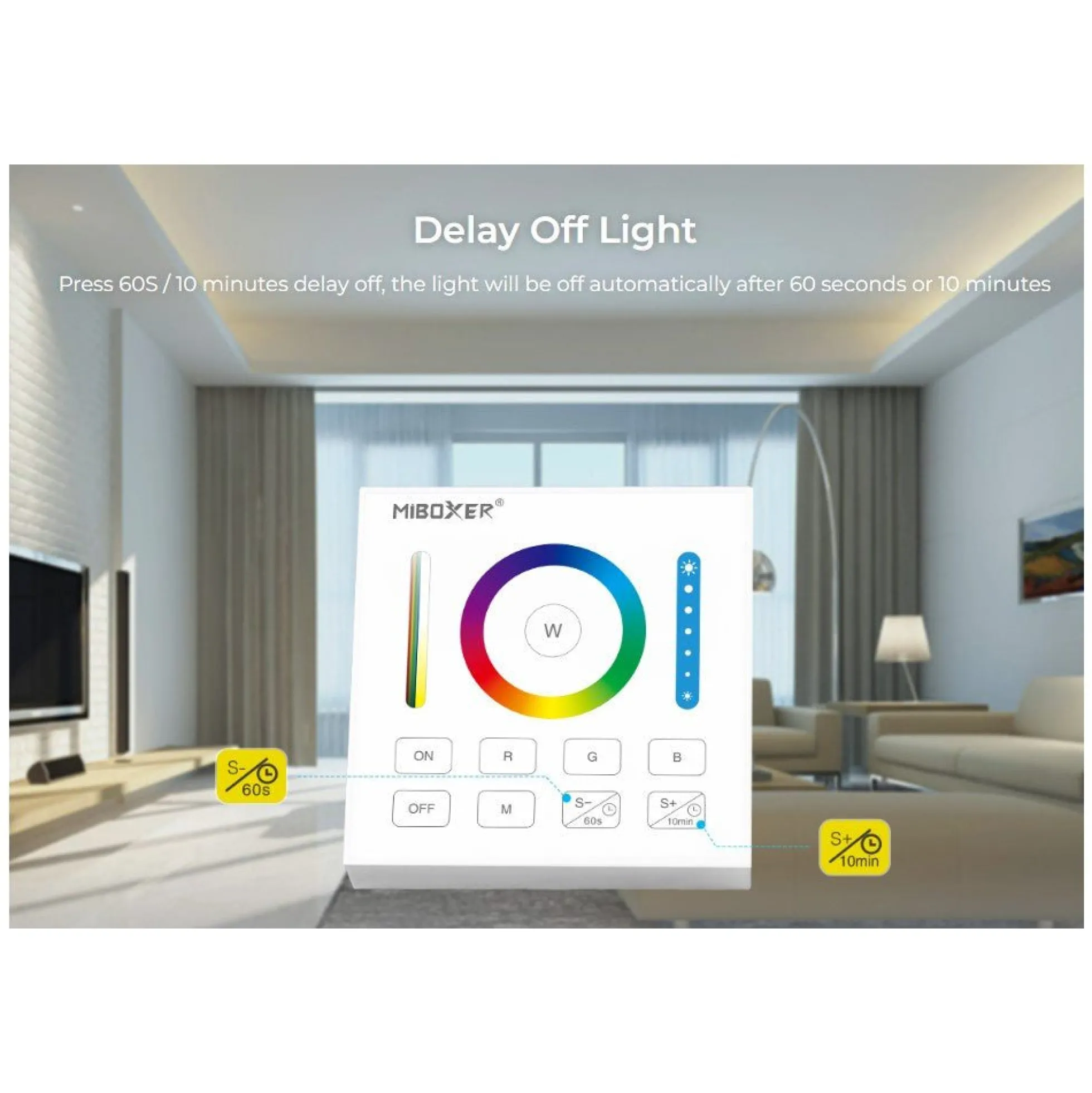 Panel de control táctil RGB+CCT - 1 zona - Milight