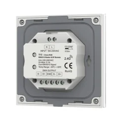 Panel de control táctil RGB - DMX y RF 2.4GHz - 4 zonas - Skydance
