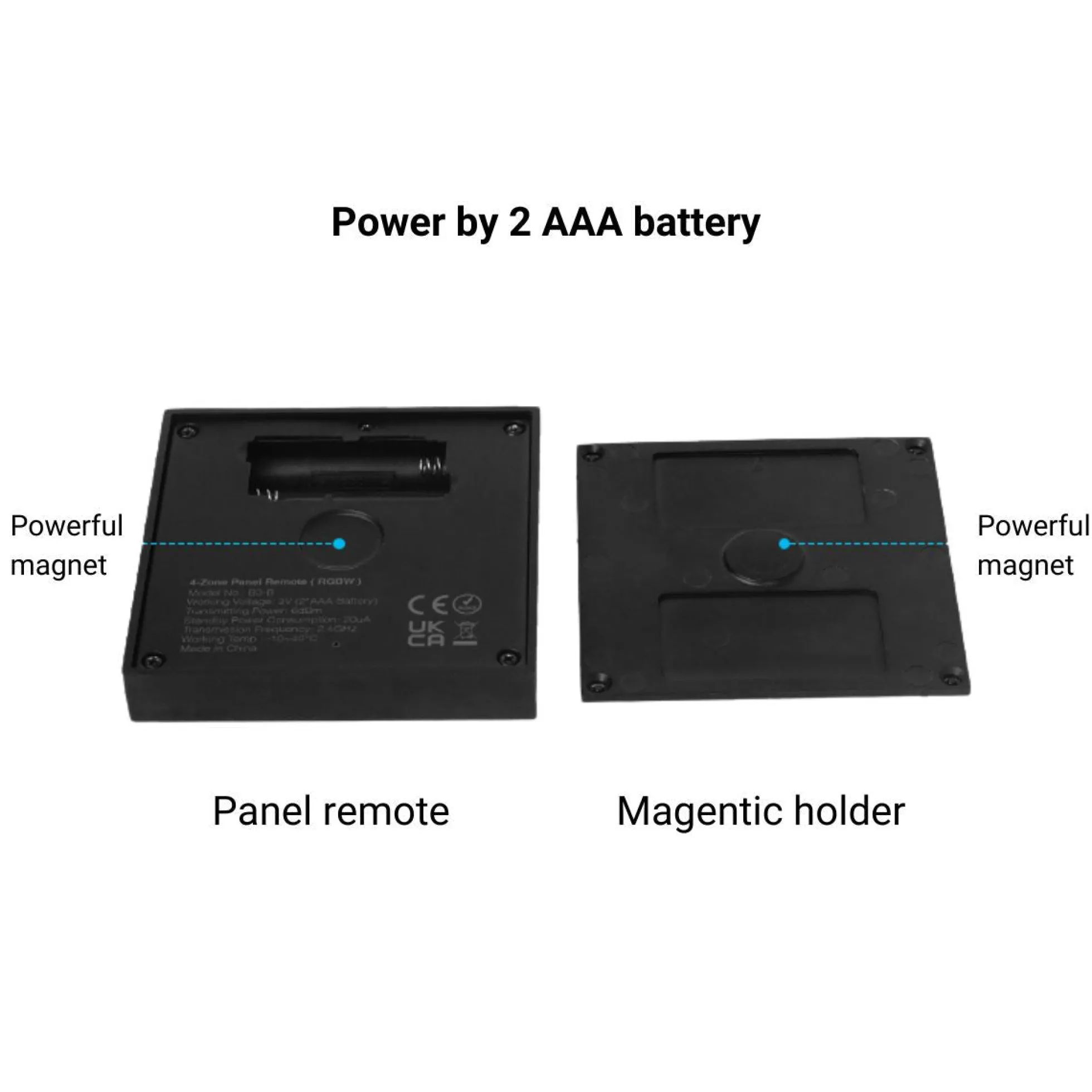 Panel de control táctil RGB y RGBW - 4 zonas - Mi-Light