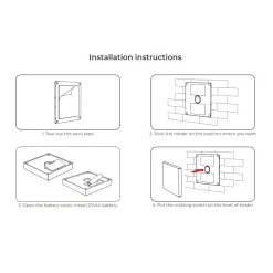 Panel de control táctil RGB y RGBW - 4 zonas - Mi-Light