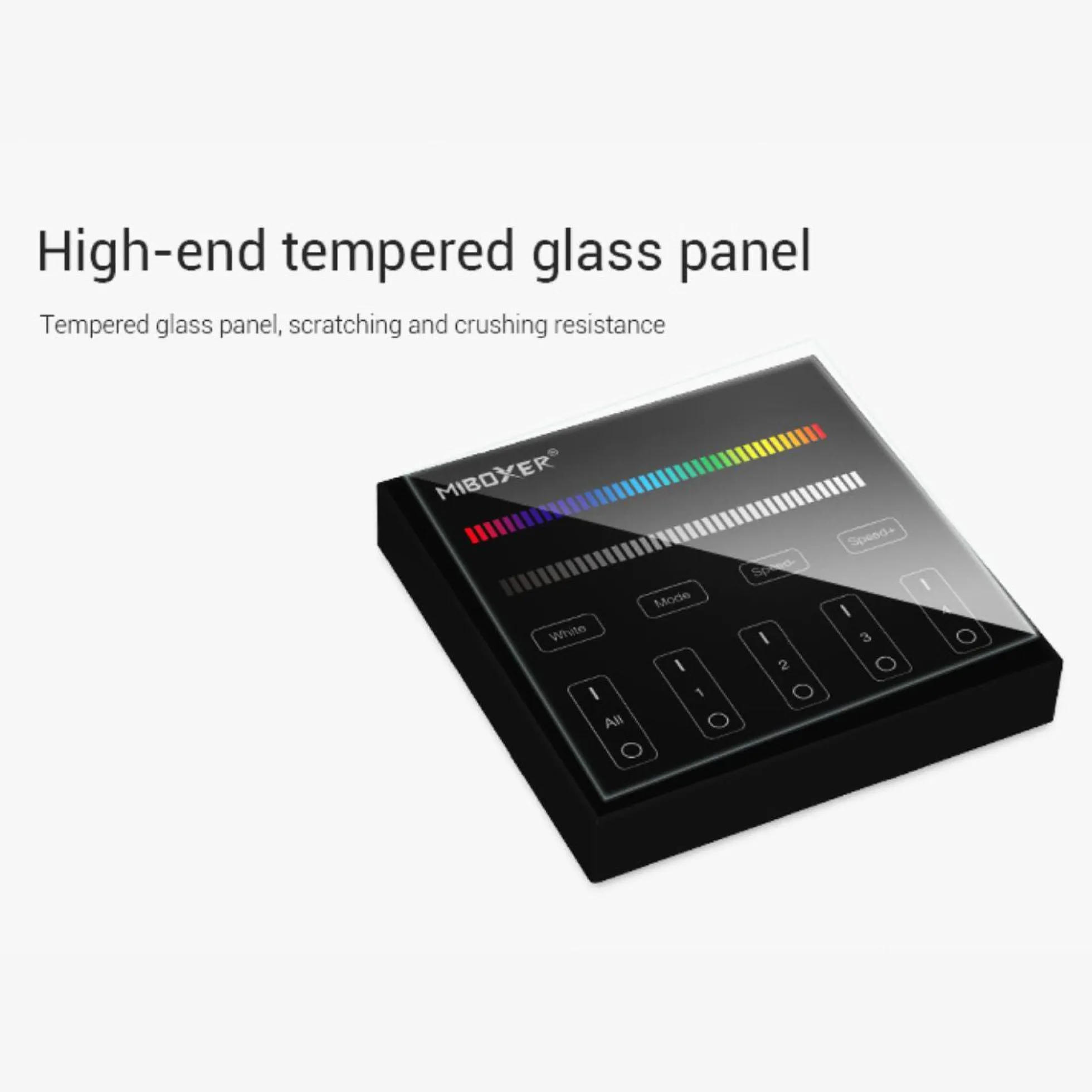 Panel de control táctil RGB y RGBW - 4 zonas - Mi-Light