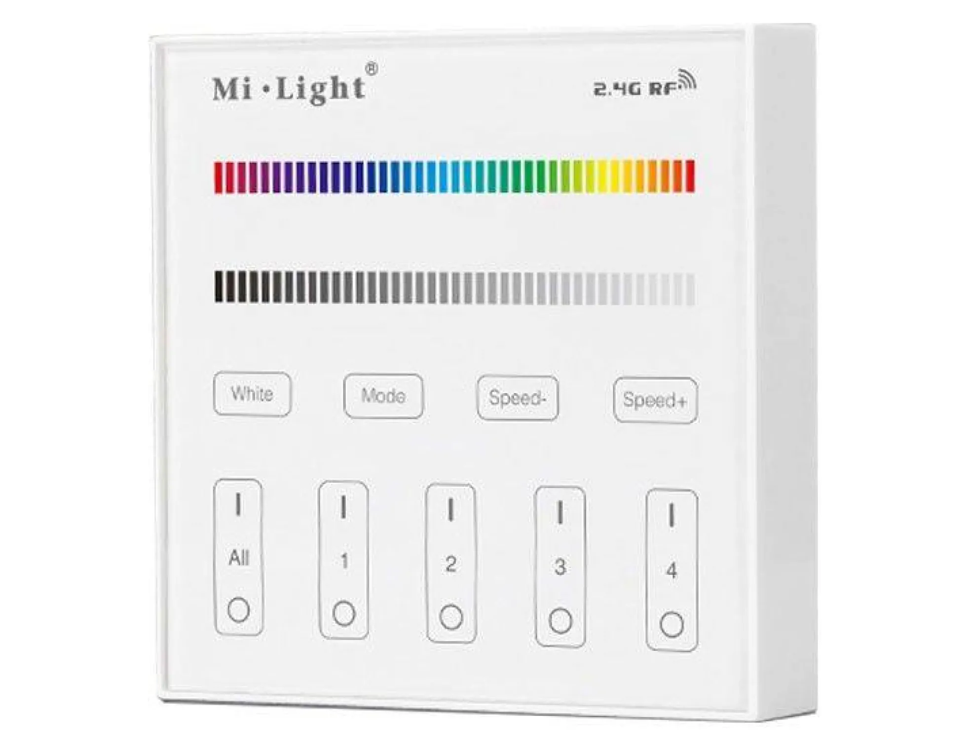 Panel de control táctil RGB y RGBW - 4 zonas - Mi-Light