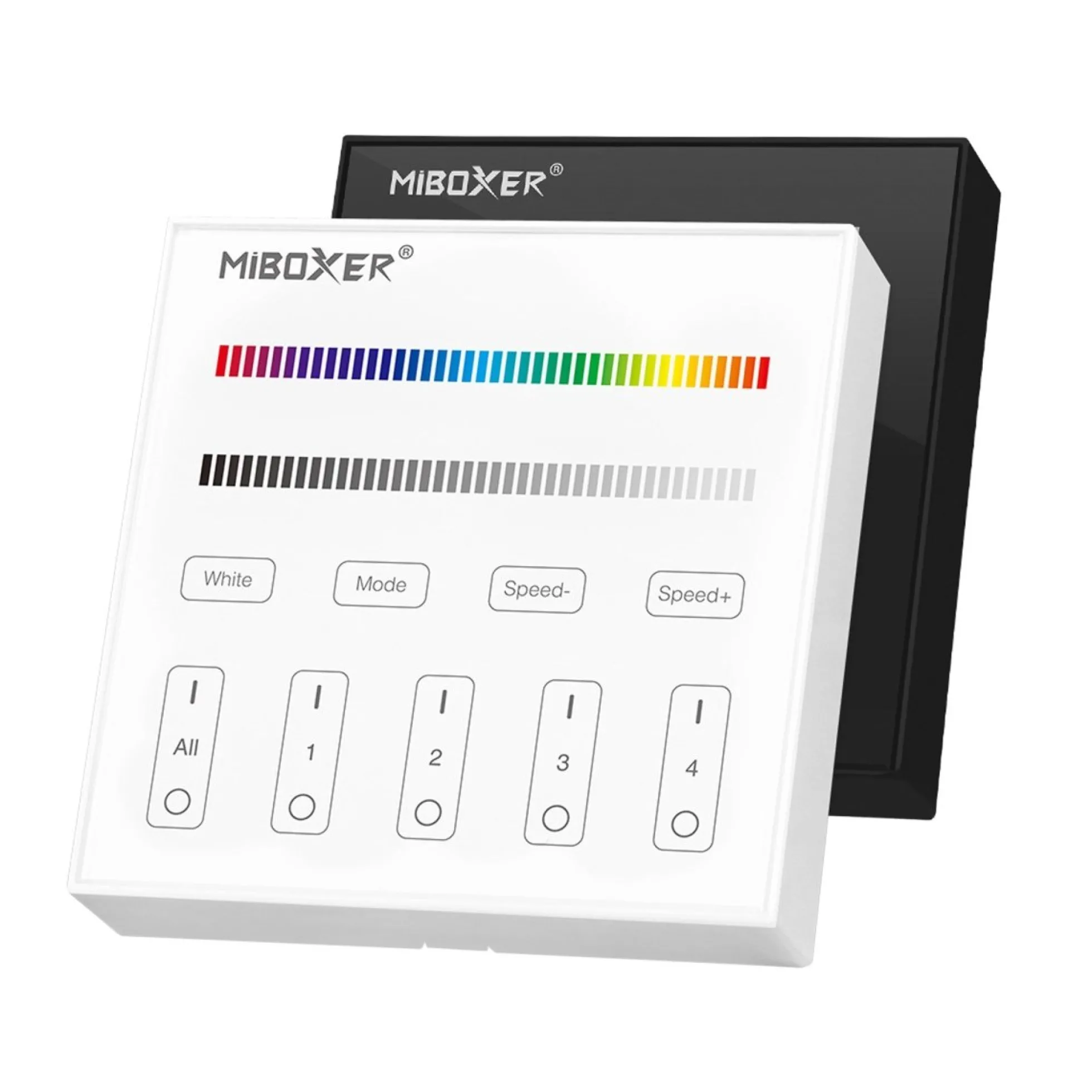 Panel de control táctil RGB y RGBW - 4 zonas - Mi-Light