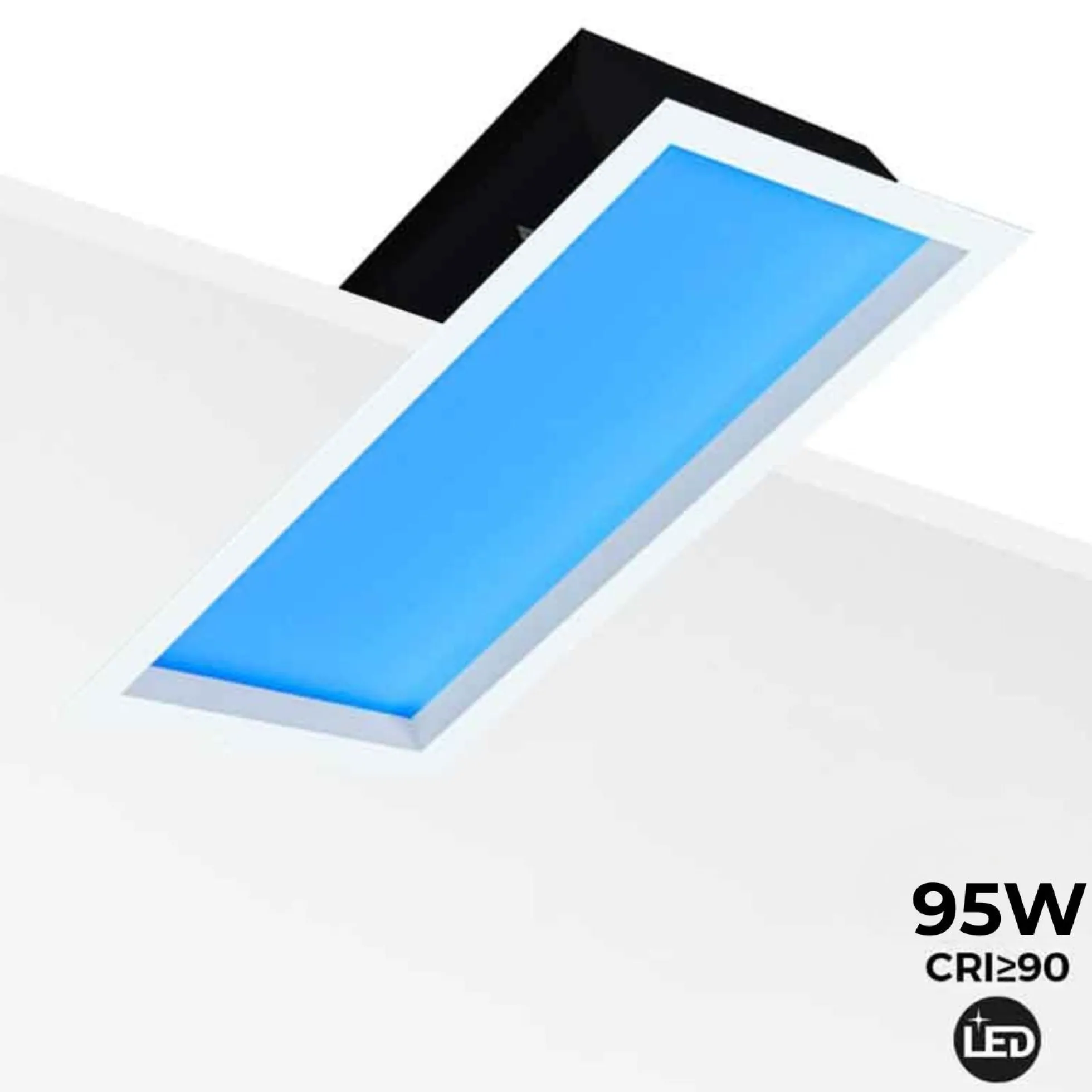 Panel LED "Blue Skylight" efecto cielo - Daylight - 95W - 120x30cm