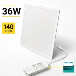 Panel LED empotrable Backlight 60x60cm - 36W - 5040lm - Driver Philips - UGR19 - IP54
