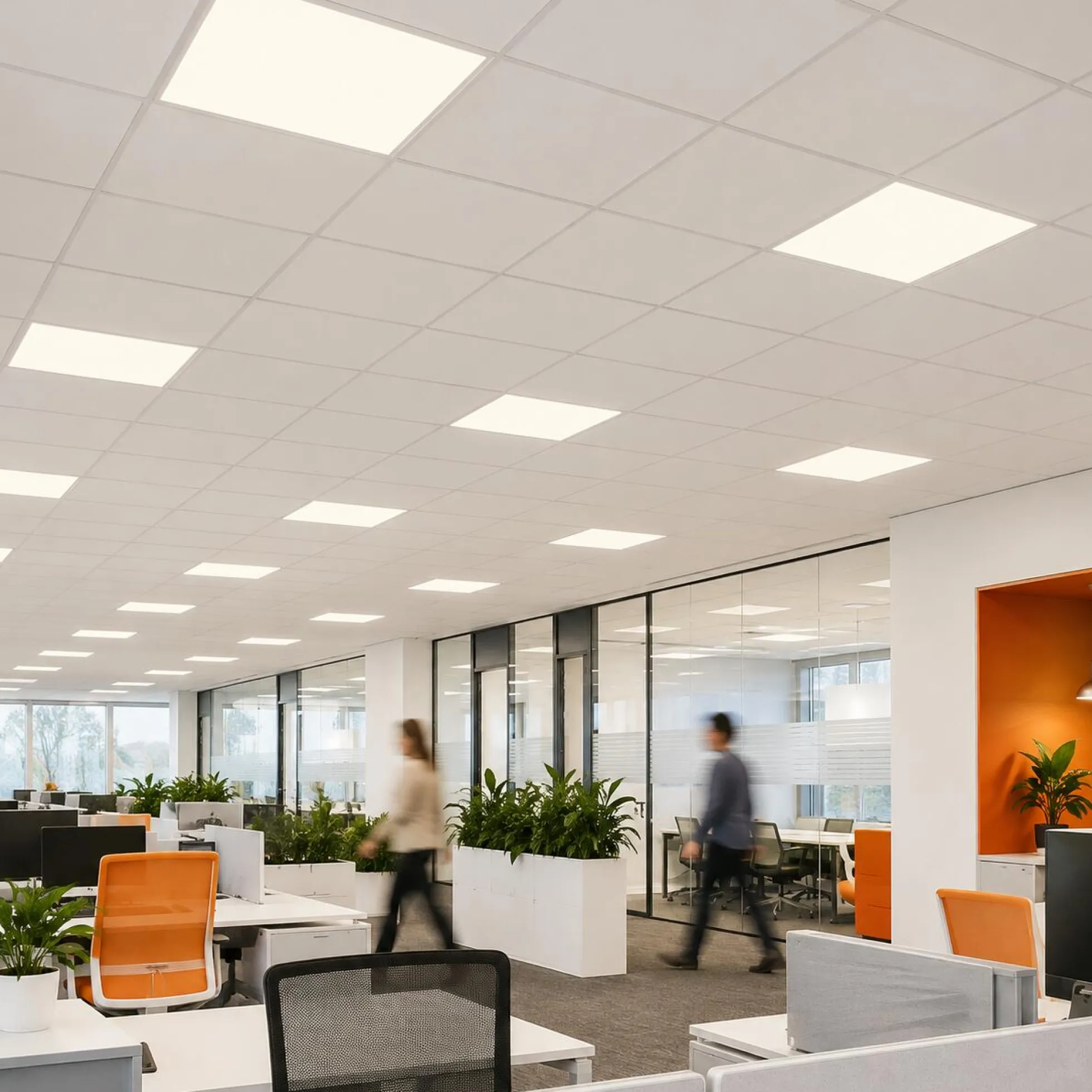 Panel LED empotrable Backlight 60x60cm - 42W - 5040lm - Driver Philips - UGR19 - IP40
