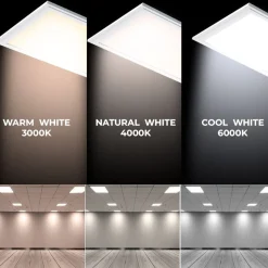 Panel LED empotrable Backlight 60x60cm - 42W - 5040lm - Driver Philips - UGR19 - IP40