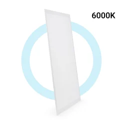 Panel LED empotrable Backlit 120x60cm - 60W - 7200lm - Driver flicker free - UGR22 - IP40