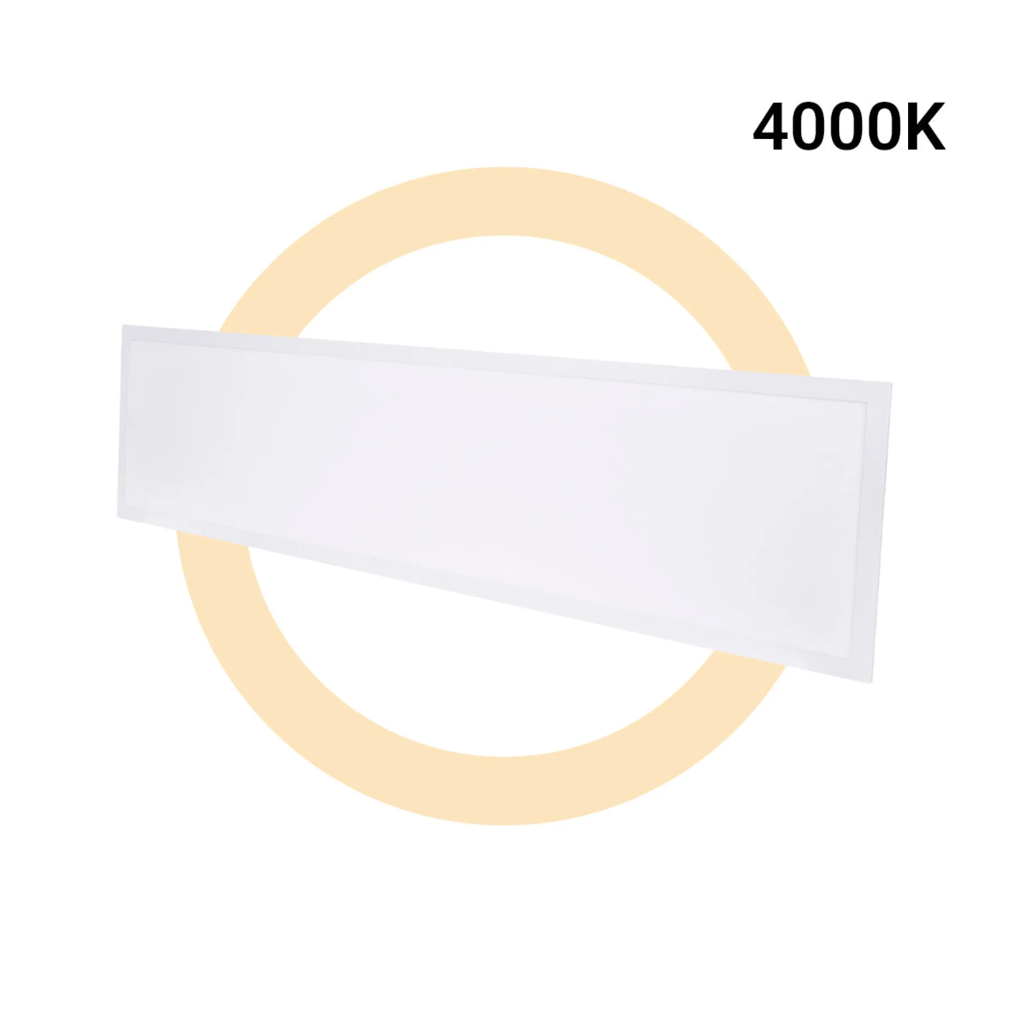 Panel LED empotrable Backlit 120x30cm - 40W - 120lm/W - Driver flicker free - UGR22 - IP40