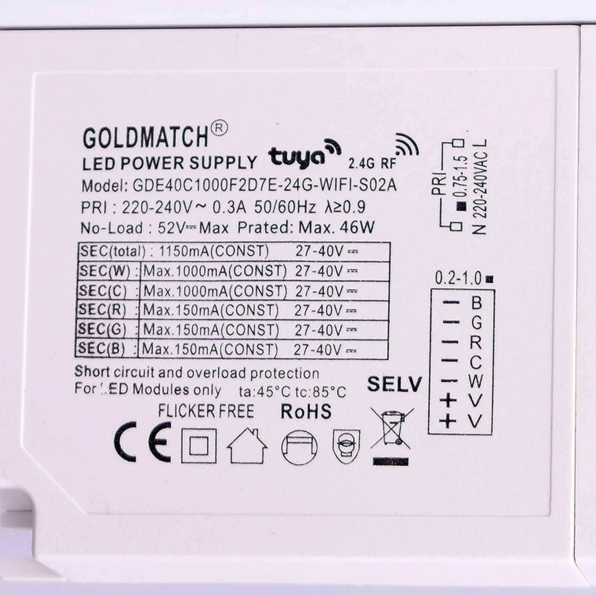 Panel LED empotrable WIFI SMART RGB / RGBW + CCT - 60x60 cm - 40W - Con KIT de montaje