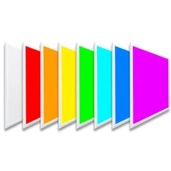 Panel LED empotrable WIFI SMART RGB / RGBW + CCT - 60x60 cm - 40W - Con KIT de montaje
