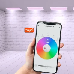 Panel LED empotrable WIFI SMART RGB / RGBW + CCT - 60x60 cm - 40W - Con KIT de montaje