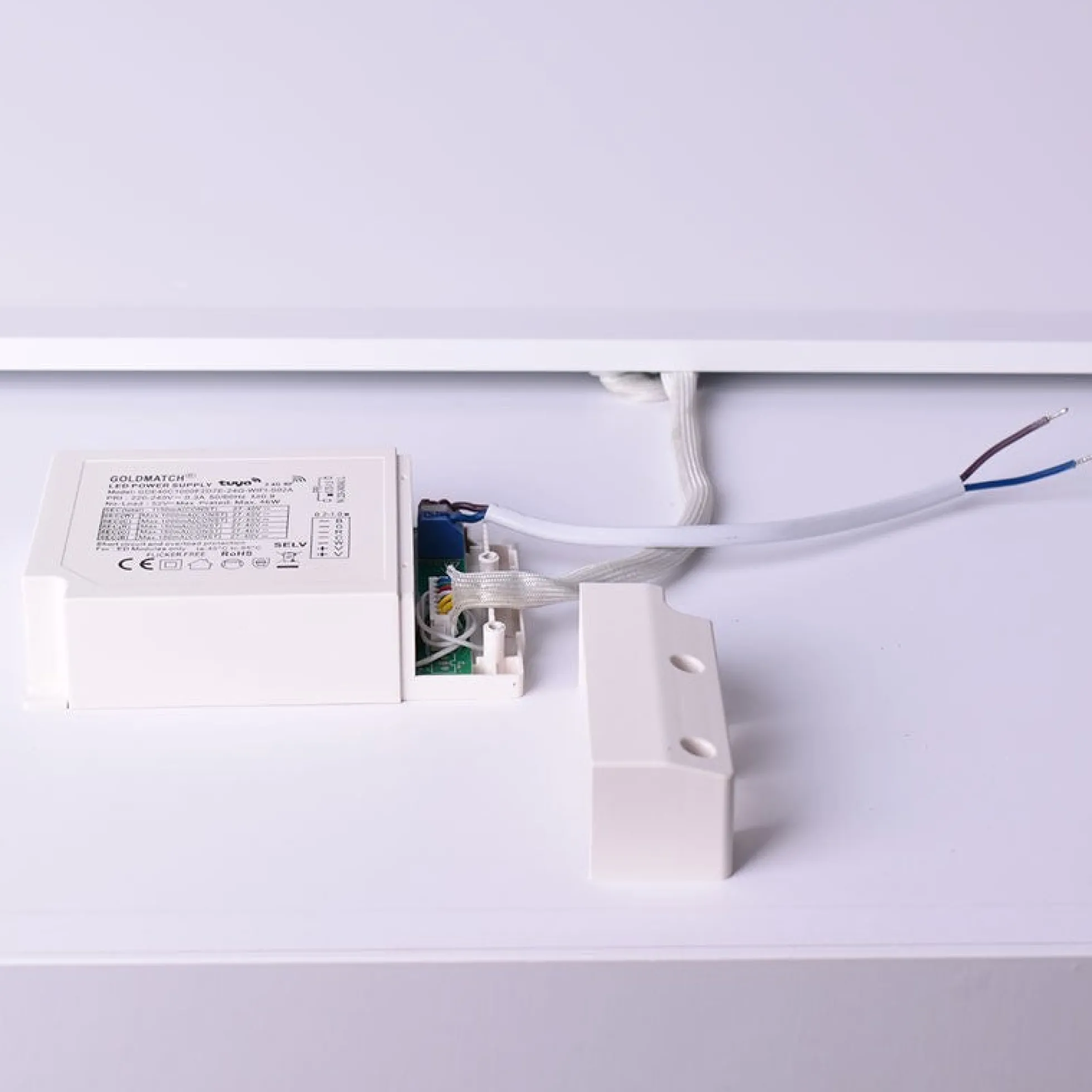 Panel LED empotrable WIFI SMART RGB / RGBW + CCT - 60x60 cm - 40W - Con KIT de montaje