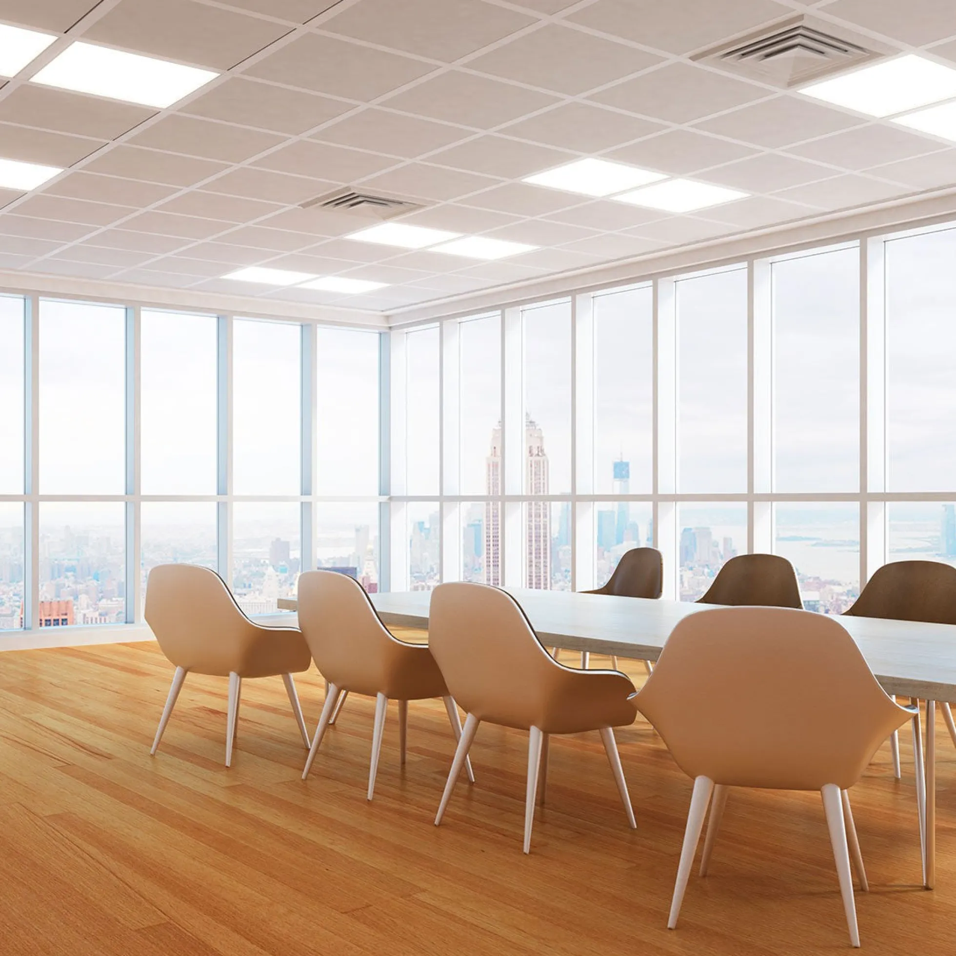 Panel LED empotrable 60X60cm - DALI regulable - 44W - UGR19 - IP40
