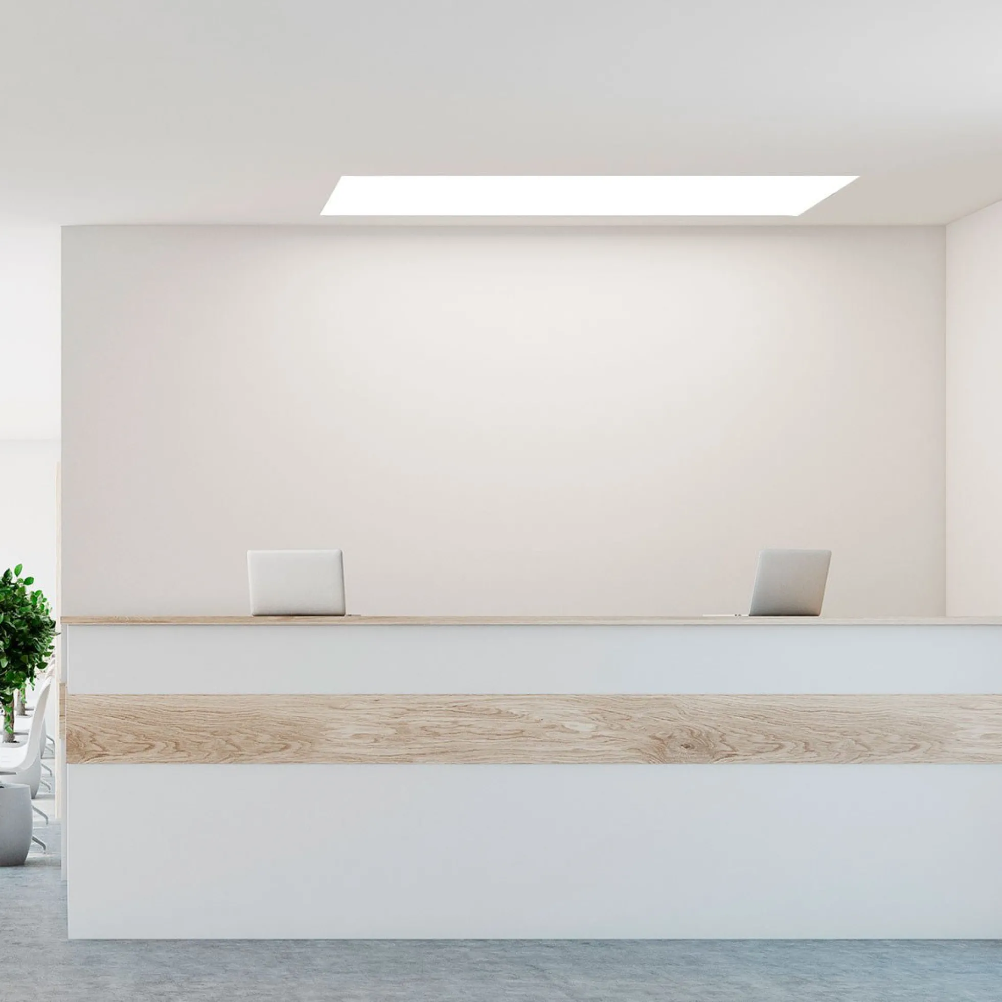 Panel LED empotrable 120X30cm - DALI regulable - 44W - UGR19 - IP40