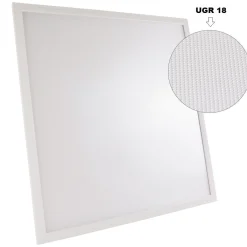 Panel LED empotrable 60X60 cm - Driver OSRAM - 40W - UGR18 - CRI90 - Con KIT de montaje