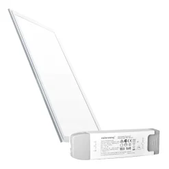 Panel LED empotrable 120X30cm - TRIAC regulable - 44W - UGR19 - IP40