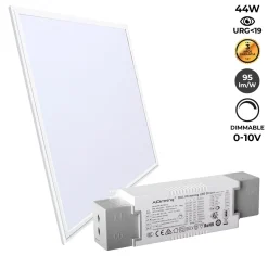 Panel LED empotrable 60X60cm - 0-10V regulable - 44W - UGR19