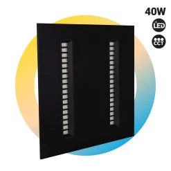 Panel LED empotrable 60x60cm - 40W - UGR18 - Driver PHILIPS - Chip OSRAM - IP40