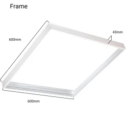 Panel LED slim CCT de superficie 60 x 60- Regulable con mando - 40W - Con KIT de montaje