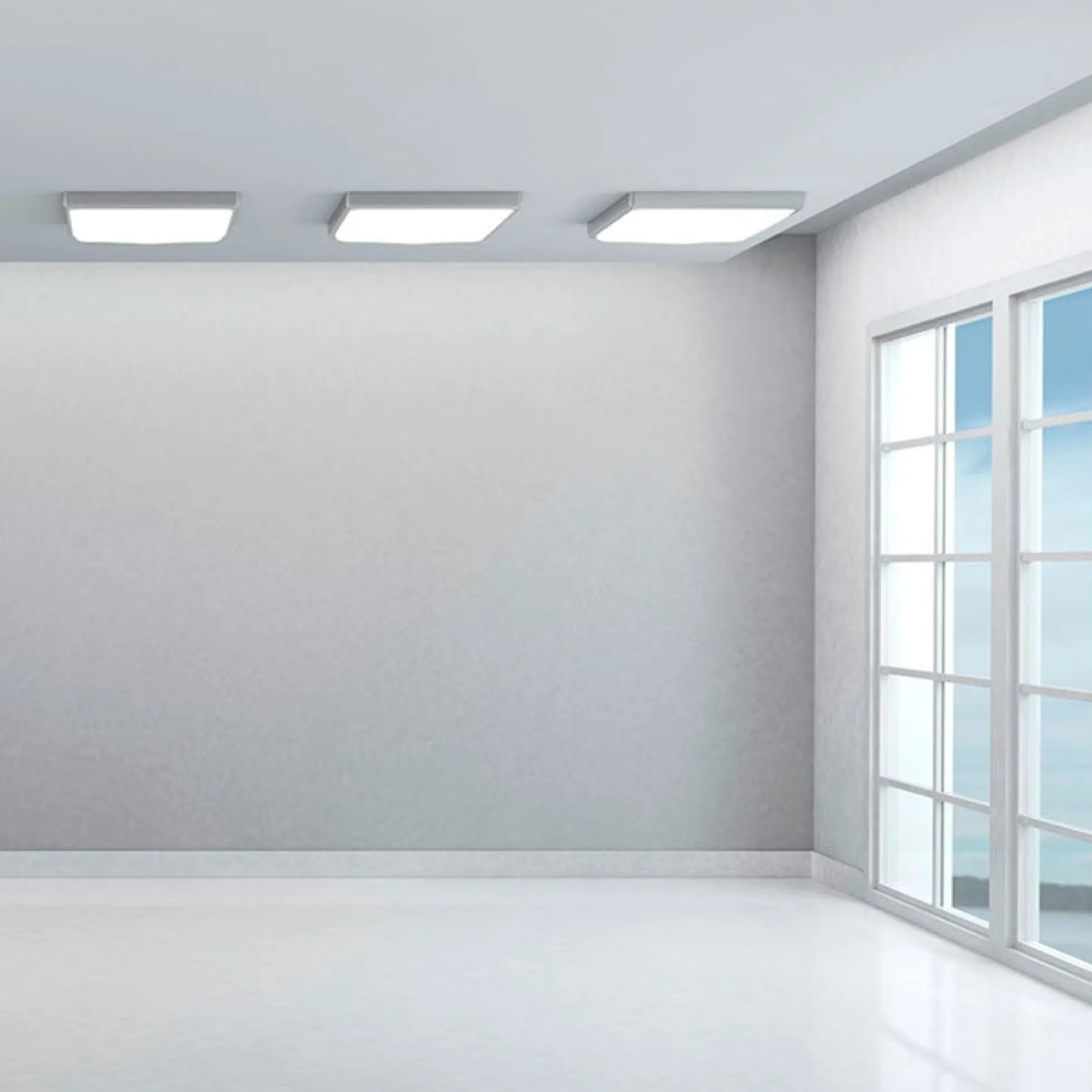 Panel LED slim CCT de superficie 60 x 60- Regulable con mando - 40W - Con KIT de montaje