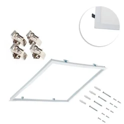 Panel LED slim CCT empotrable 60x60 cm - 40W - con KIT de montaje