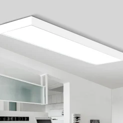 Panel LED slim de superficie 120X30 cm - Driver Philips - 44W - UGR19 - Con KIT de montaje