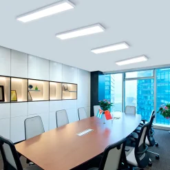 Panel LED slim de superficie 120X30 cm - Driver Philips - 44W - UGR19 - Con KIT de montaje