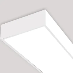 Panel LED slim de superficie 120X30 cm - Driver Philips - 44W - UGR19 - Con KIT de montaje