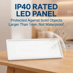 Panel LED Slim - 58x20 cm - CCT - 22W - IP40