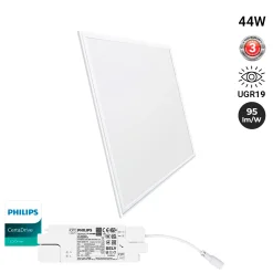 Panel LED slim 60X60 cm - Driver Philips - 44W - UGR19 - IP40